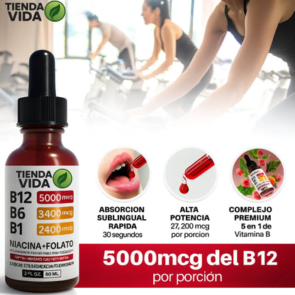 Vitamina B12 Metilcobalamina Sabor Frambuesa